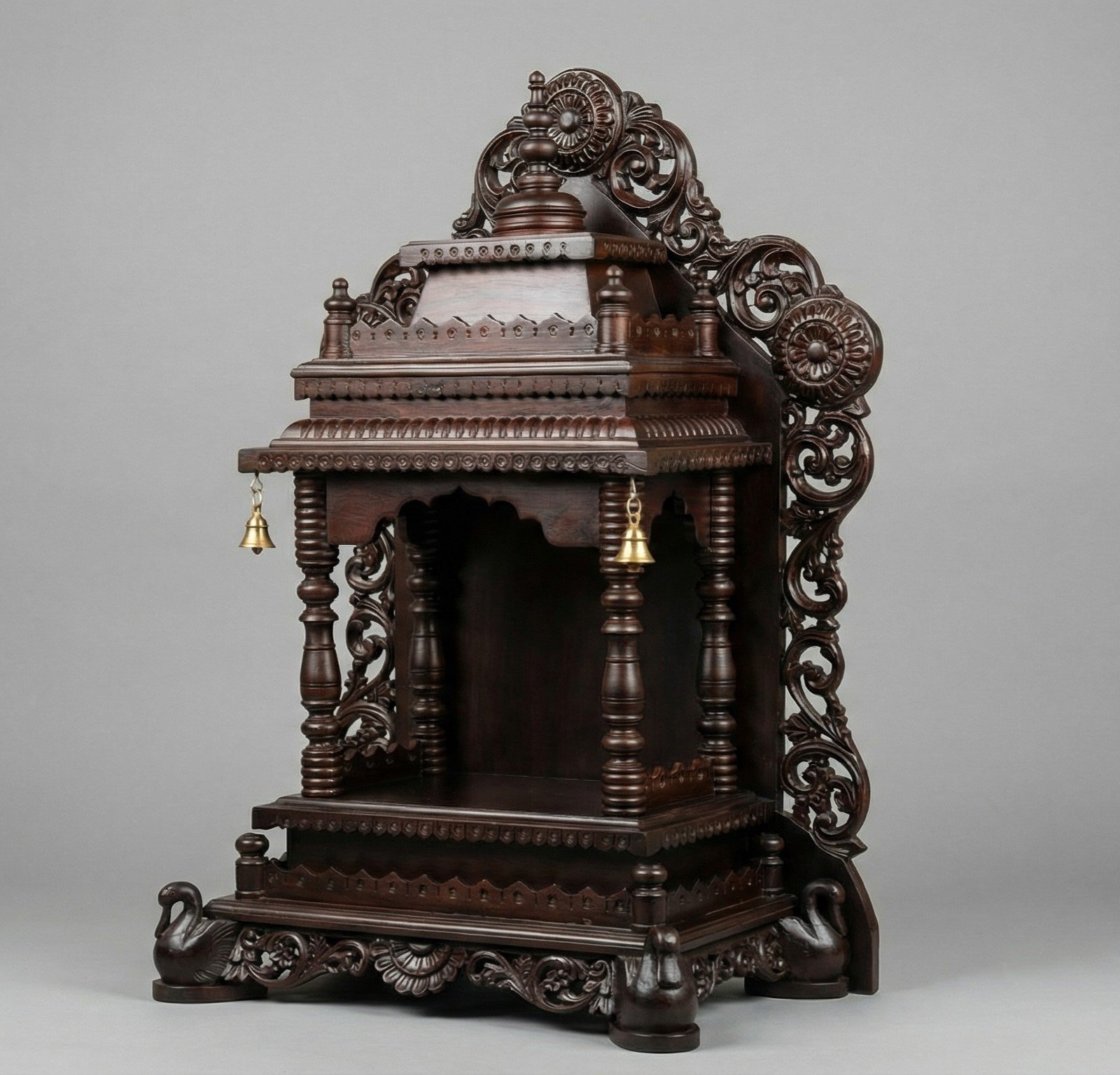 Teakwood Mandir - Detail 1